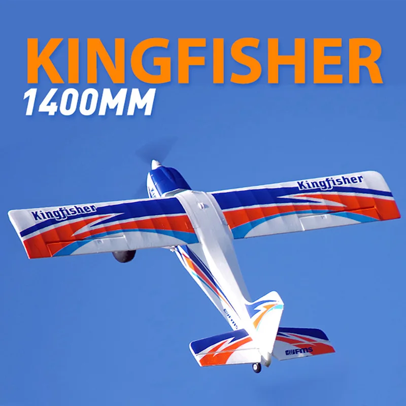 

FMS RC Airplane 1400mm Kingfisher Trainer Beginner Water Plane 3S 5CH With Flaps Floats Skis PNP Model Plane Aircraft Avion New