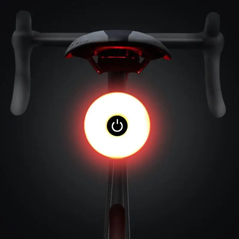 Top Mini Bike Brake Light USB Charging Waterproof Bike COB LED Light 5 Modes Bicycle Tail Rear Lights 1