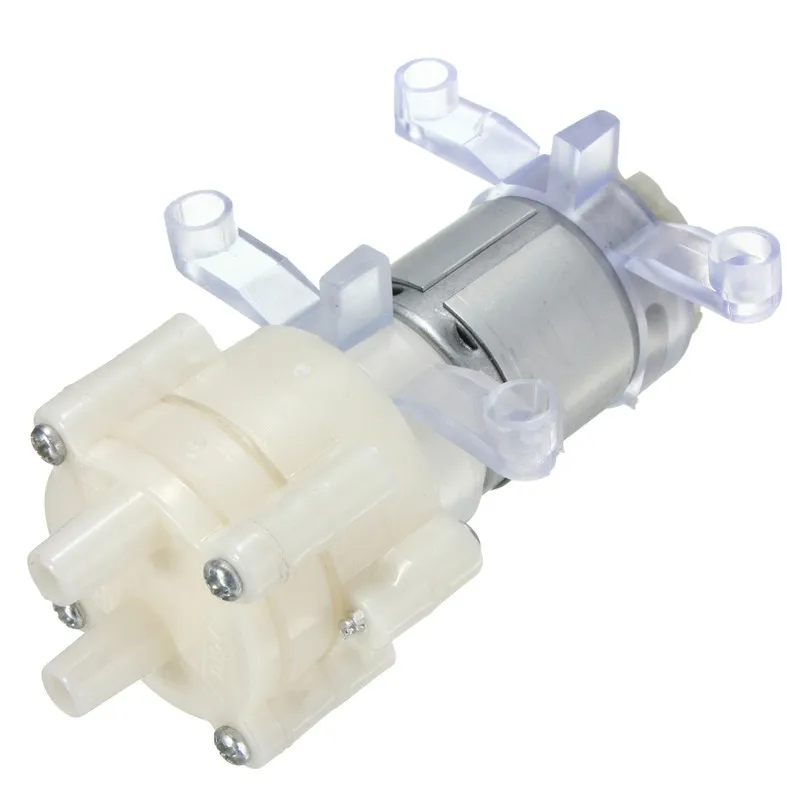 1x Air Diaphragm Pump DC 12V 6W R385+ Silicone Buckle Aquarium Fish