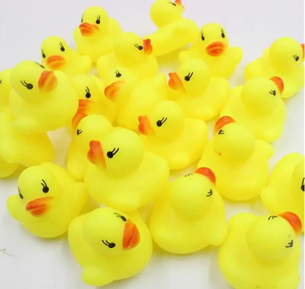 20 Unids/Лот Мини-утка Duckie для предродовой вечеринки воды игрушечные лошадки