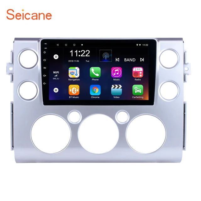 Seicane 9 Inch For 2007 2018 Toyota Fj Cruiser Android 8 1 Car Radio