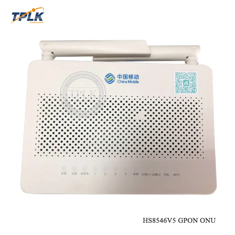 10 шт. Hua wei GPON ONU ONT HS8546V5 2 4G & 5G двухдиапазонный WiFi с 4GE + 2USB 1Tel WIFI портом для FTTH Network