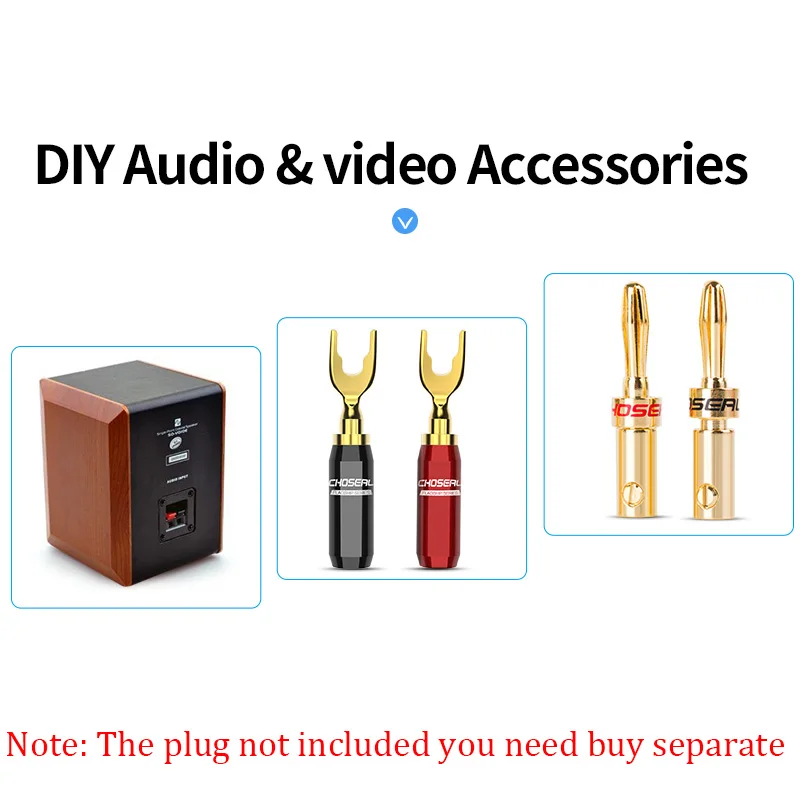 CHOSEAL DIY HIFI Loud Speaker Audio Cable Wire Oxygen Cooper Reinforce Shield Speaker Wire 50/100/150/200 Core For home Theater CHOSEAL DIY HIFI Loud Speaker Audio Cable Wire Oxygen Cooper Reinforce Shield Speaker Wire 50/100/150/200 Core For home Theater