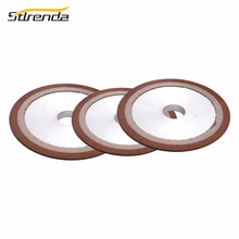 STLRENDA Diamond Grinding Wheel 150/180/240/320/400 Grit Resin Grinding Disc 32mm Hole Saw Blade Dremel Grinder Rotary Tools    