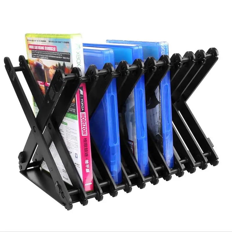 

Folding Multi-angle Disc Bracket Game Storage Stand for PS4/PS4slim/PS3/PS2/XBOX ONE S/XBOX360
