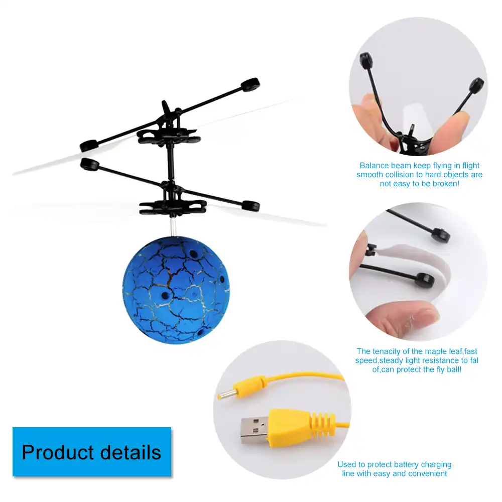 led magic flying ball