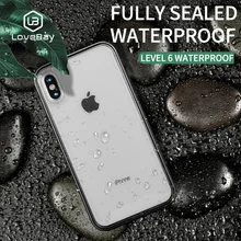 Lovebay Waterproof Swimming Diving Cover Phone Case For iPhone 6 6S 7 8 Plus X XR XS Max Fashion TPU Soft Protective Funda Shell Lovebay Waterproof Swimming Diving Cover Phone Case For iPhone 6 6S 7 8 Plus X XR XS Max Fashion TPU Soft Protective Funda Shell