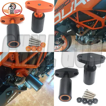 

Motorcycle CNC Frame Sliders Anti-fall Protection Rod Anti-drop Plastic Body Anti-drop Fits For KTM DUKE 200/125/390 2012-2018