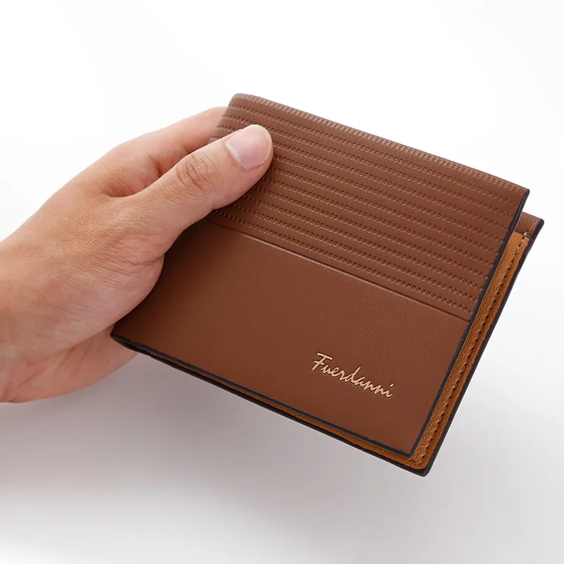 

Cross section embossing wallet Vintage Men Wallet PU Leather Luxury Wallets Short Holder Clip Credit Card Money Bag