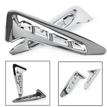 2 stücke ABS Chrom Außen Seite Air Vent Trim Dekoration Deco für BMW X3 G01 2018