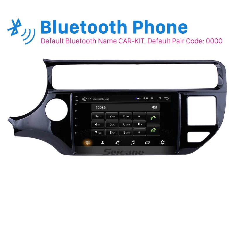 Seicane Car Android 8.1 GPS 9&quot Stereo 2Din WIFI Navi AutoRadio Multimedia Player for KIA Rio 2012 2013 2014 2015 Left Hand Drive |