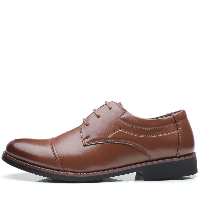 Oxford Shoes Shoes Men Oxfords Formal Shoes Sneakers Leather Black Men Sapato Dress Shoes Brown