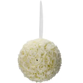 

10Pcs 25CM Flower Balls Wedding Decoration Ivory White Flowers Tissue Paper Decoration Party Flower Ball