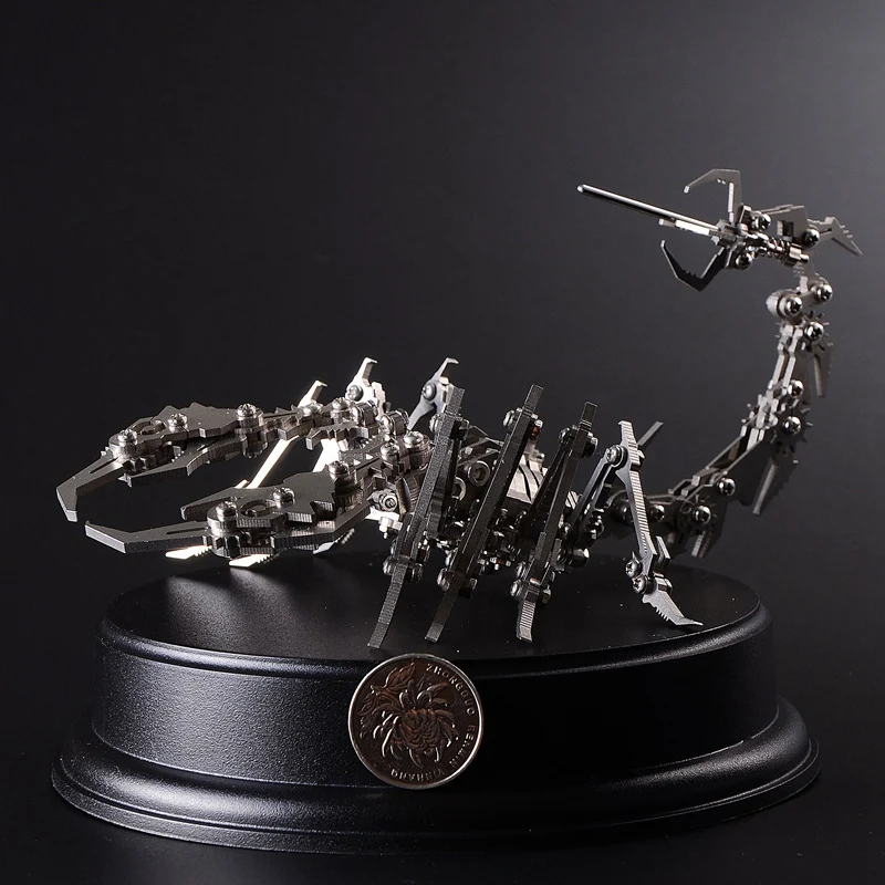  Robot Insect Tweezers 3D Steel Metal Finished Model Joint Mobility Miniature Model Kit Educational 