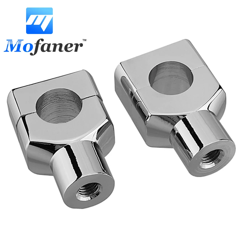 

25mm 1 inch Motorcycle Handlebar Bar Riser Mount Bracket Clamp Bolt Billet Chrome For Harley /Honda /Yamaha /Kawasaki /Suzuki