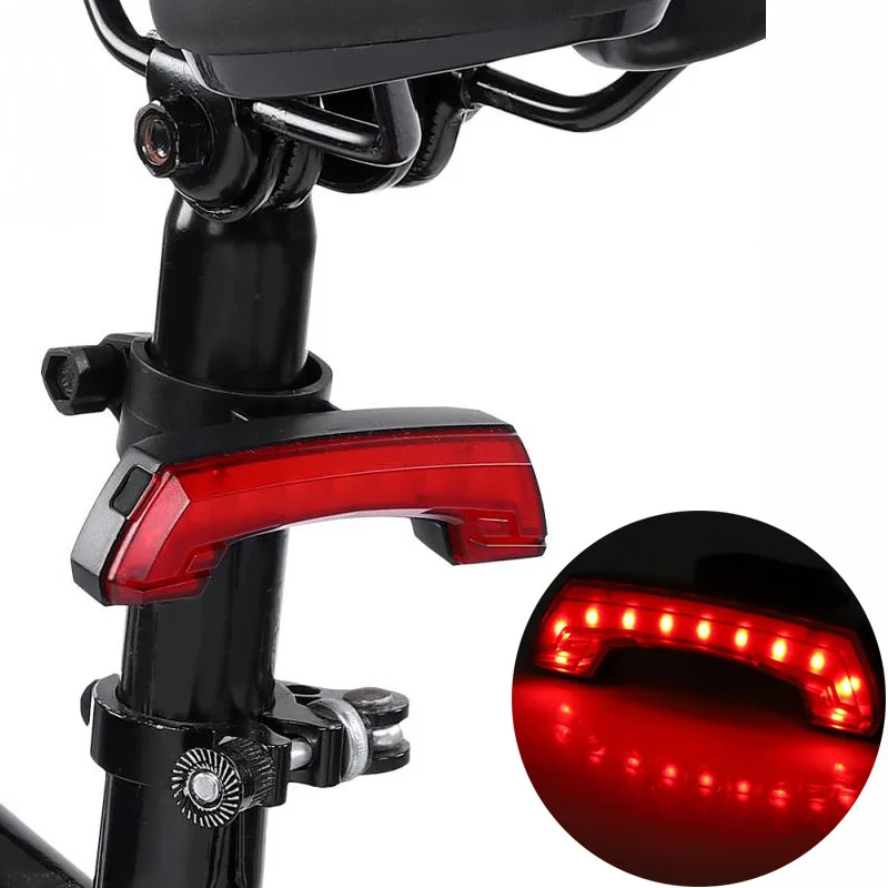 Rechargeable LED Bike Bicycle Tail Light USB Bike Rear Light Cycling
