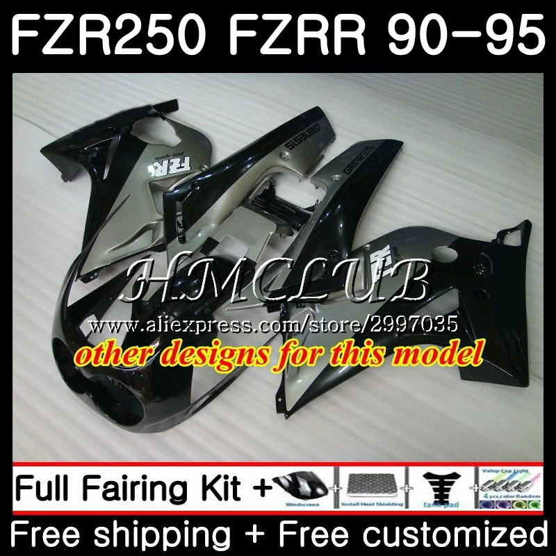 Обтекатель FZR250R для YAMAHA FZR 250 1990 1991 1992 1993 1994 1995 2h3 FZRR 250R FZR250 темно синий 90 91 92 93 94