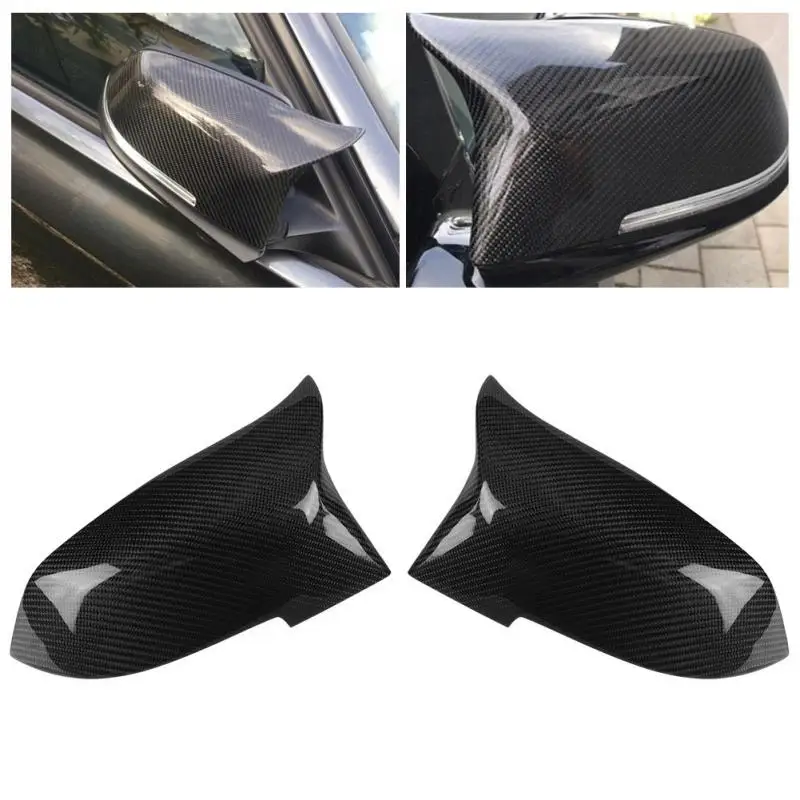 

1 Pair of Carbon Fiber Auto Replaced Rear View Mirror Cover Trim for BMW F20 F22 F30 F32 E84 F87 Car Styling