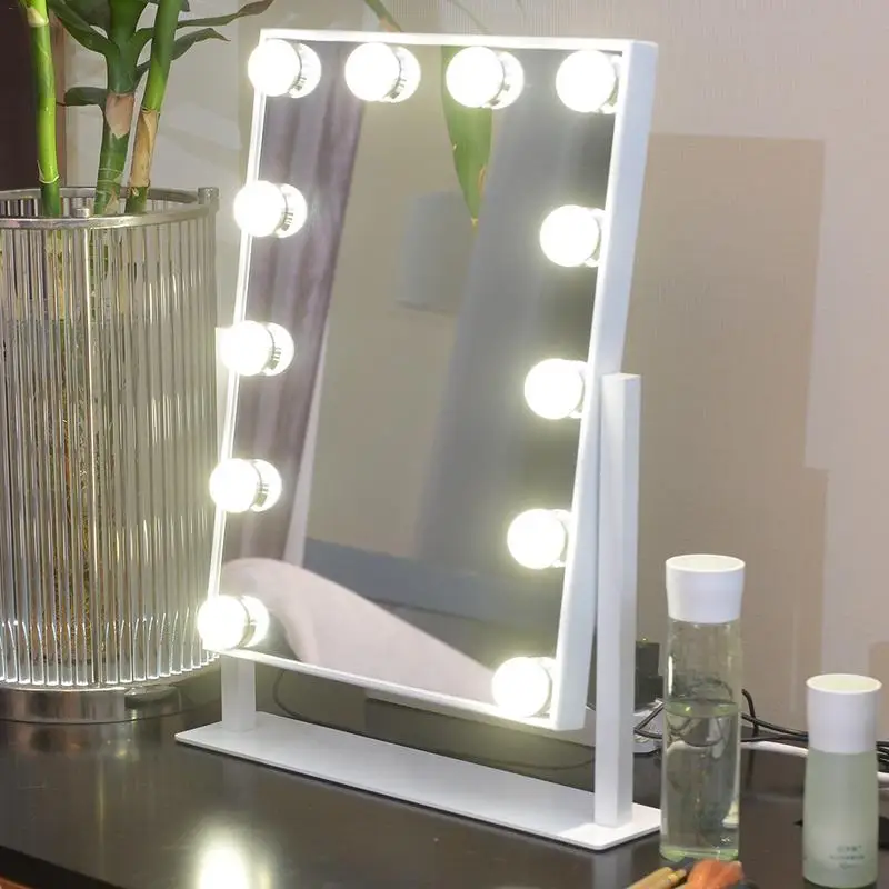 

10 BulbsMakeup Mirror Vanity LED Light Bulbs Kit USB Charging Port Cosmetic Bulb Adjustable Make Up Mirrors Brightness Lights