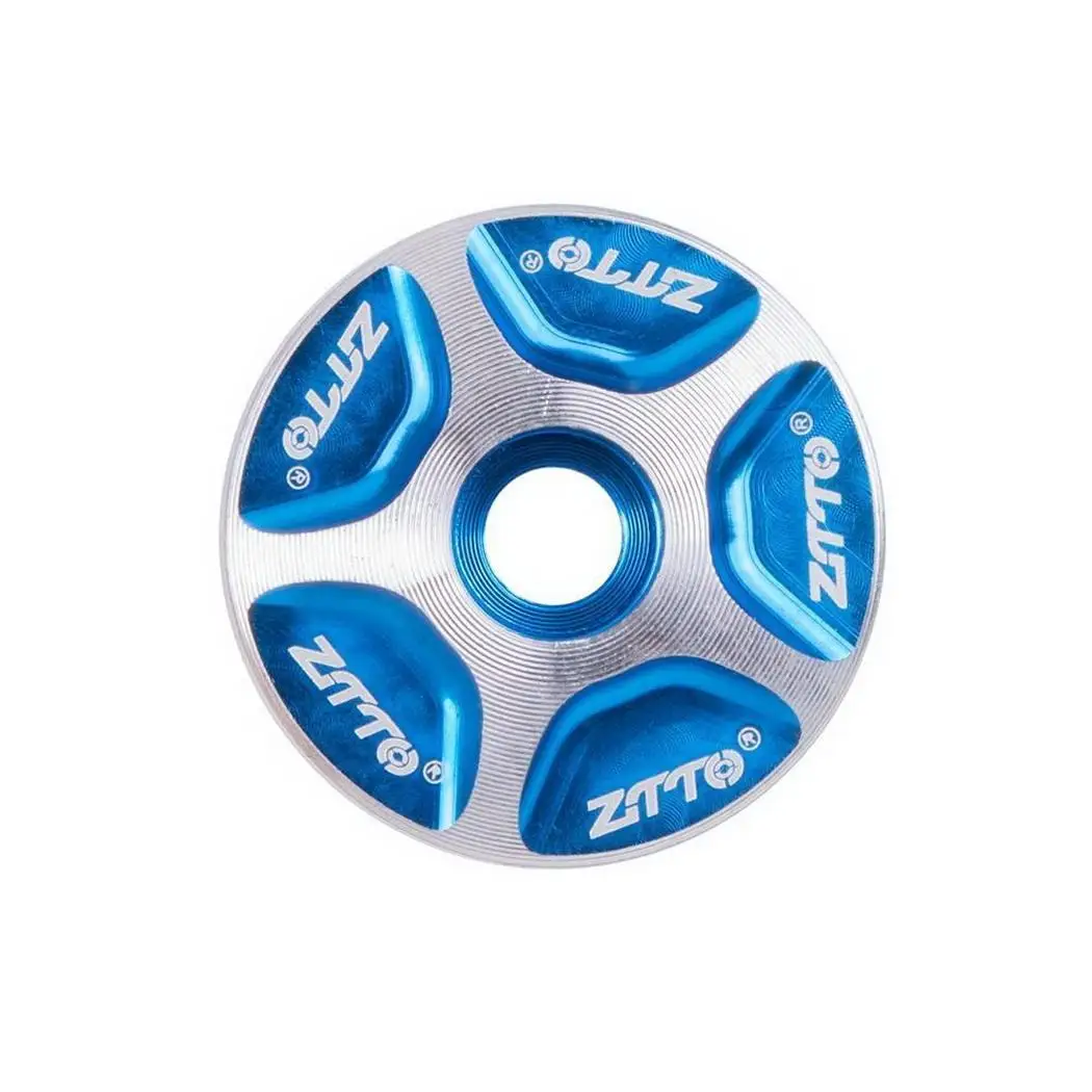 aluminium alloy road mtb stem accessory bicycle cycling headset top cap cover HI