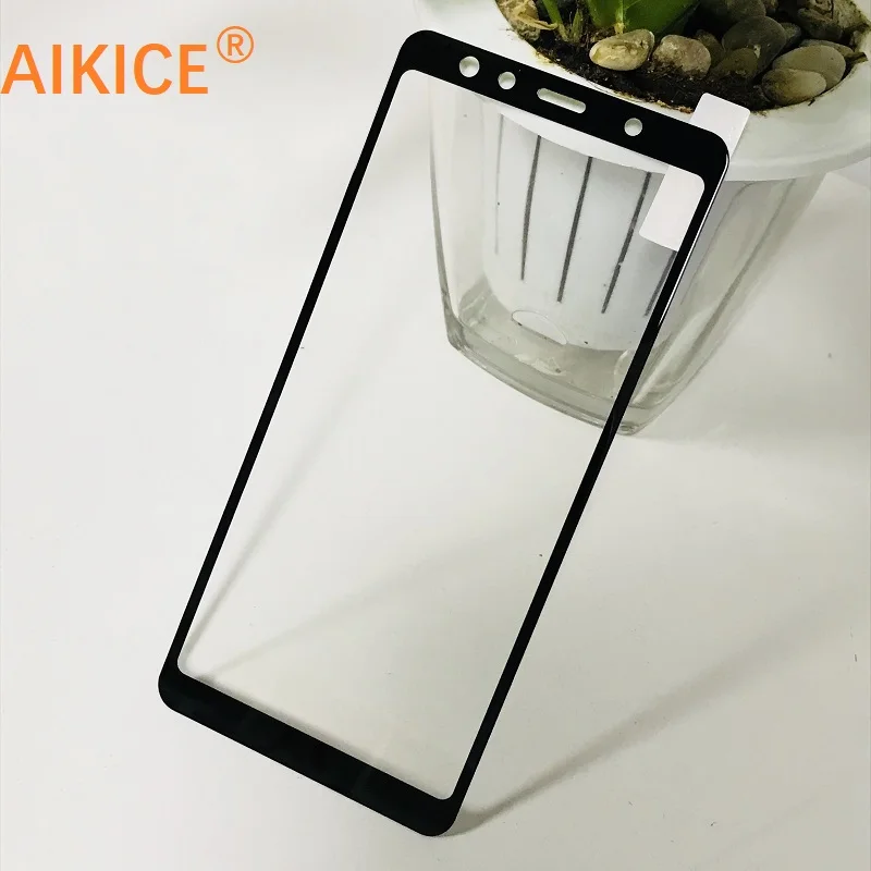 A7 2018 Tempered Glass HD Clear Full Cover Screen Protector For Samsung A750F A750 SM-A750F A 7 Glue Film | Мобильные телефоны и