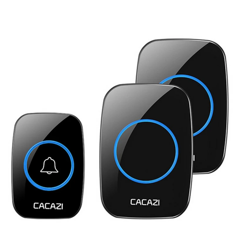 

AC 100-240V Smart Door Bell Waterproof Wireless Doorbell 300m Door Hardware Tools Doorbells EU/UK/US/AU Plug