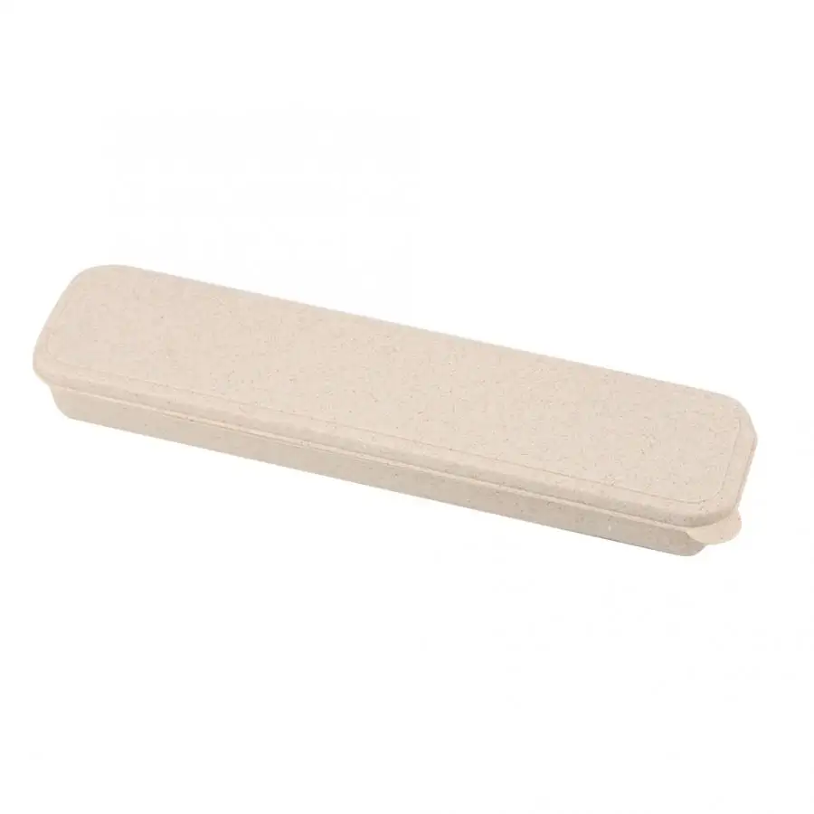 

Portable Reusable Eco-friendly Wheat Straw Chopsticks Fork Spoon Storage Holder Case Box
