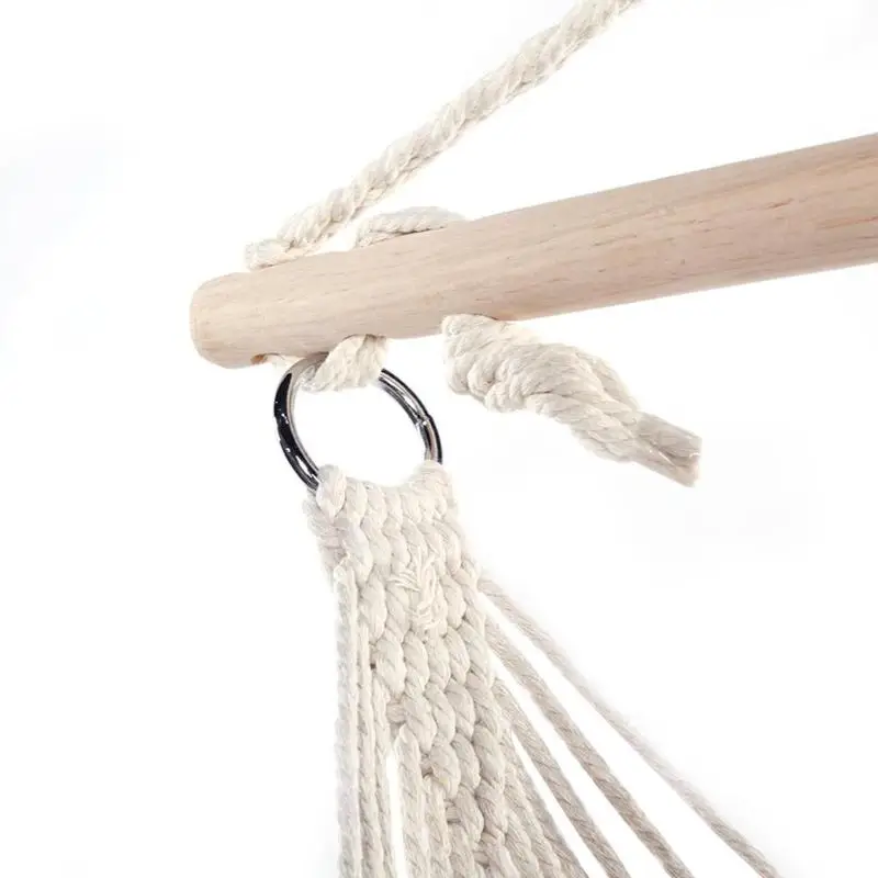 Cotton Rope Hammock Net Swing Hanging Chairs Kids Adults Outdoor Cradles for Outdoor Camping Picnic Hammocks Cotton Rope Hammock Net Swing Hanging Chairs Kids Adults Outdoor Cradles for Outdoor Camping Picnic Hammocks