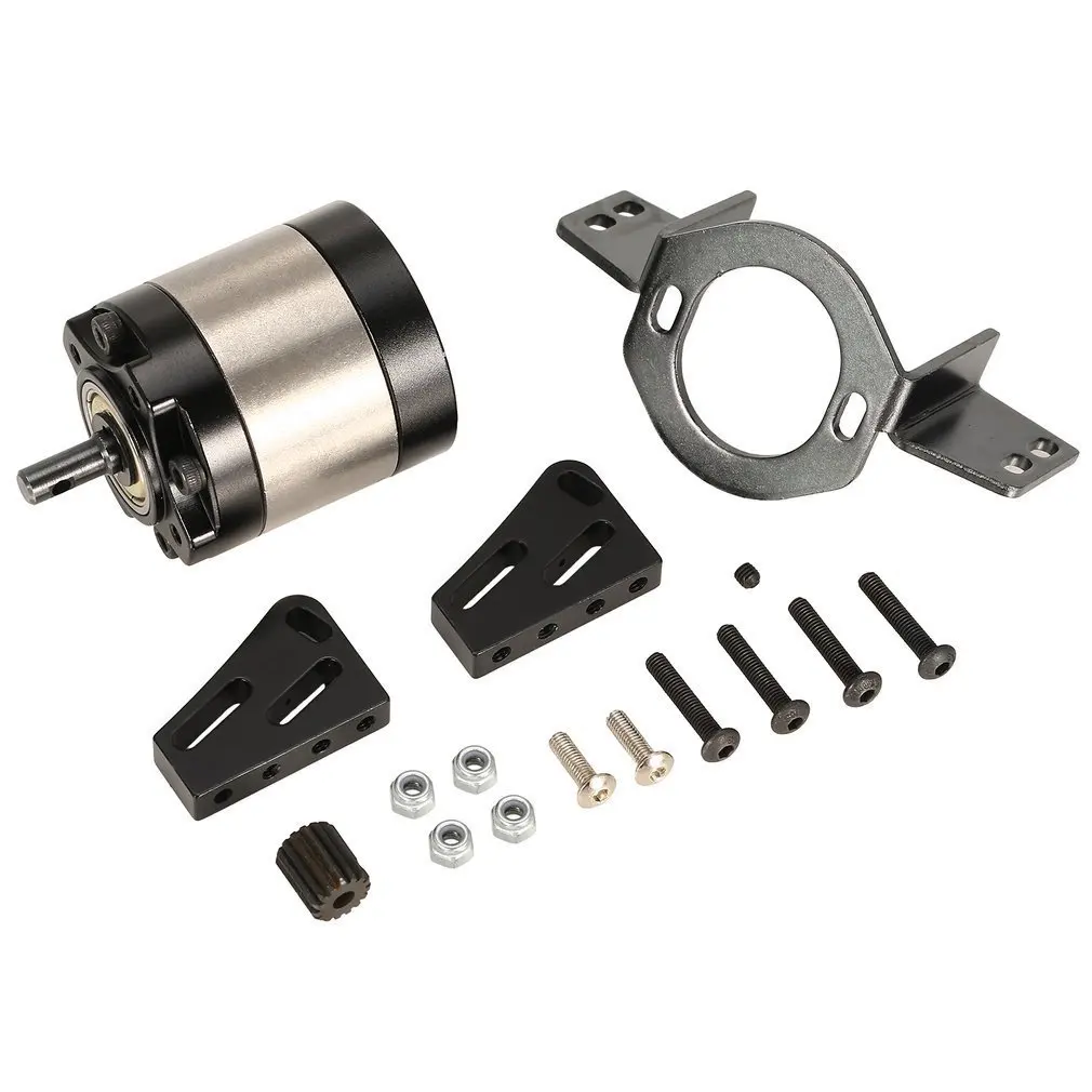 

1/5 Metal Climbing Gearbox Transmission Case Speed Reduction Reducer Brushed Motor Casing for RC 1/10 Crawler Car Model Parts