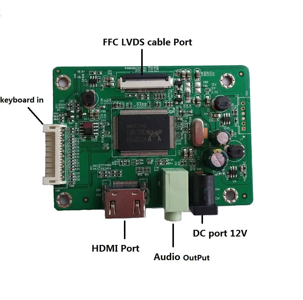 키트 LP133WH1-SPB1 TPD1 13.3 1366x768 패널 모니터 30pin HDMI 호환 LCD LED EDP 컨트롤러 보드 케이블