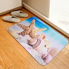 Фланелевый нескользящий дверной коврик для ног, коврик для ванной комнаты, прикроватный столик, американский губчатый напольный коврик, товары для дома