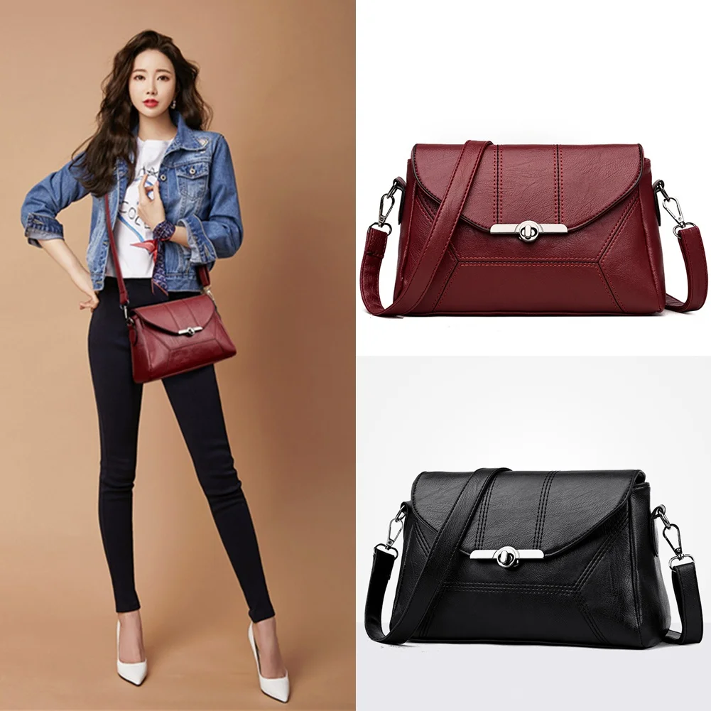 

Emarald Small PU Leather Women Handbags High Quality Shoulder Bag Female Crossbody Bags for Women 2018 Clutch Purse Red Black