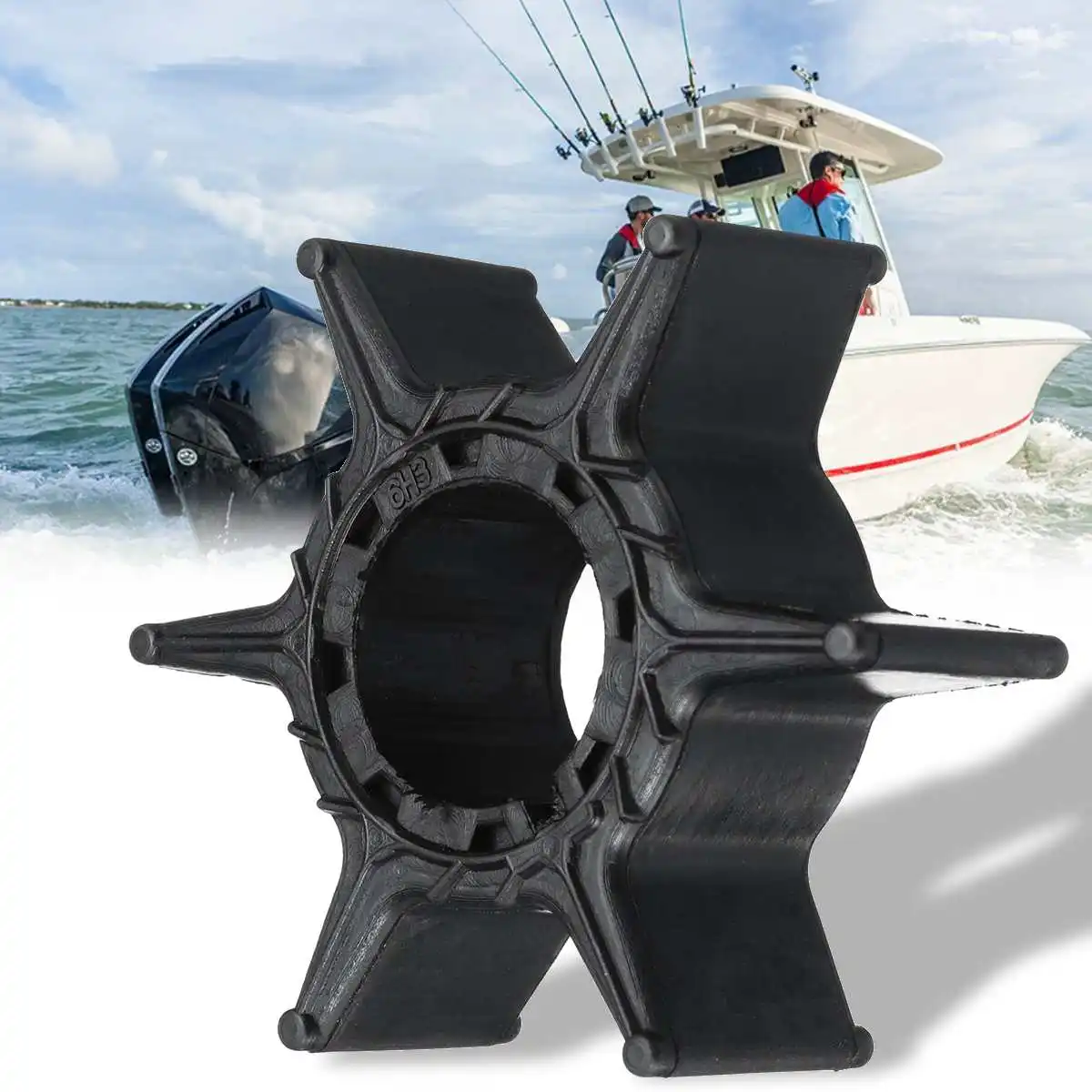 uxcell Boat Outboard Water Pump Impeller Replacement for Yamaha 4hp 6E0-44352-00-00 uxcell Boat Outboard Water Pump Impeller Replacement for Yamaha 4hp 6E0-44352-00-00