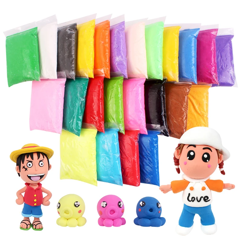 

Colourful Slime Soft Creative Playdough Children Learning Polymer Clay Slime toys light clay intelligent plasticine toy gift