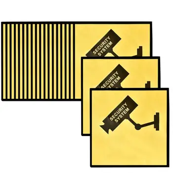 

20Pcs CCTV Surveillance Camera Security System Warning Sticker Sign Decal for home