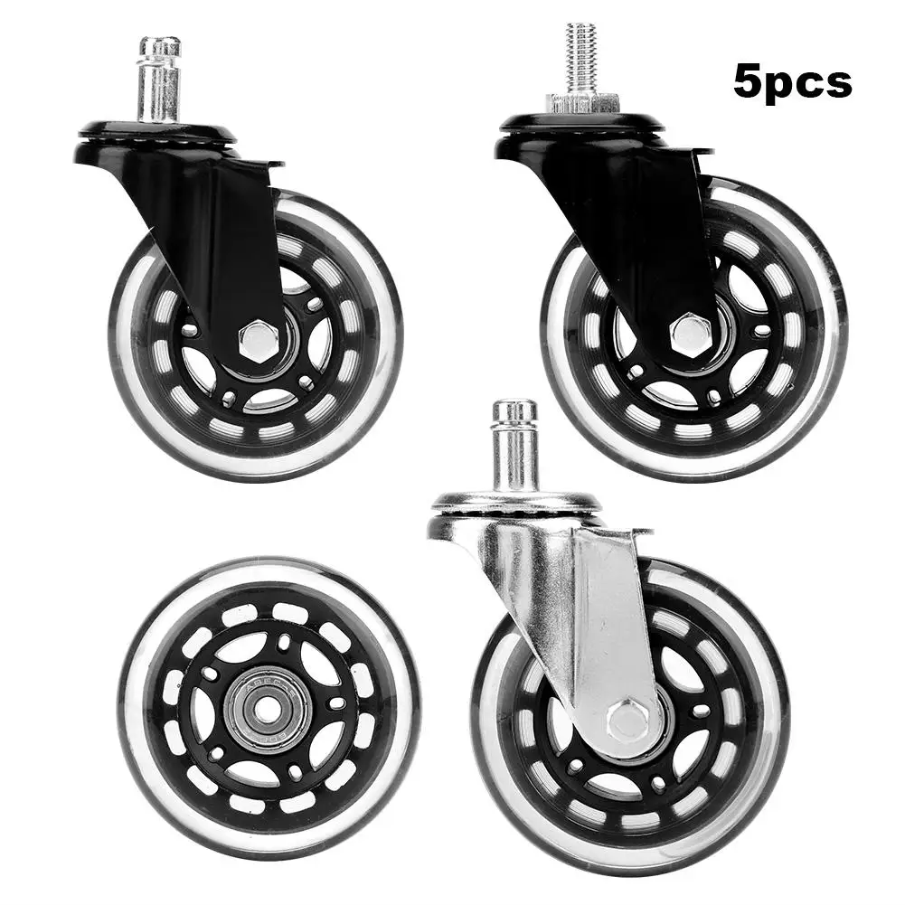 

Office Chair Caster Wheels Universal Mute Wheel Replacement Office Chair Wheels 5 PCS 2019 new style