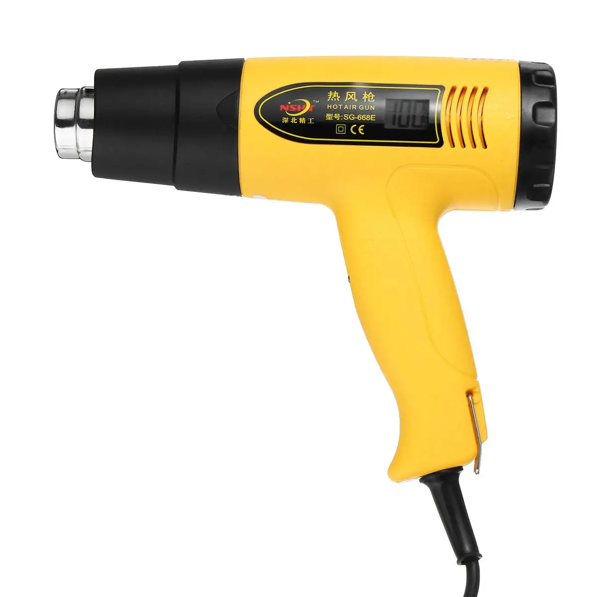 

2000W 220V EU Industrial Electric Hot Air Thermoregulator Heat LCD Display Shrink Wrapping Thermal power tool