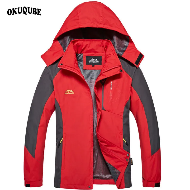

Men&Women Jackets Waterproof Windproof Coats Outdoor Sports Clothing Hooded Camping Trekking Skiing Hiking Male&Female Jacket