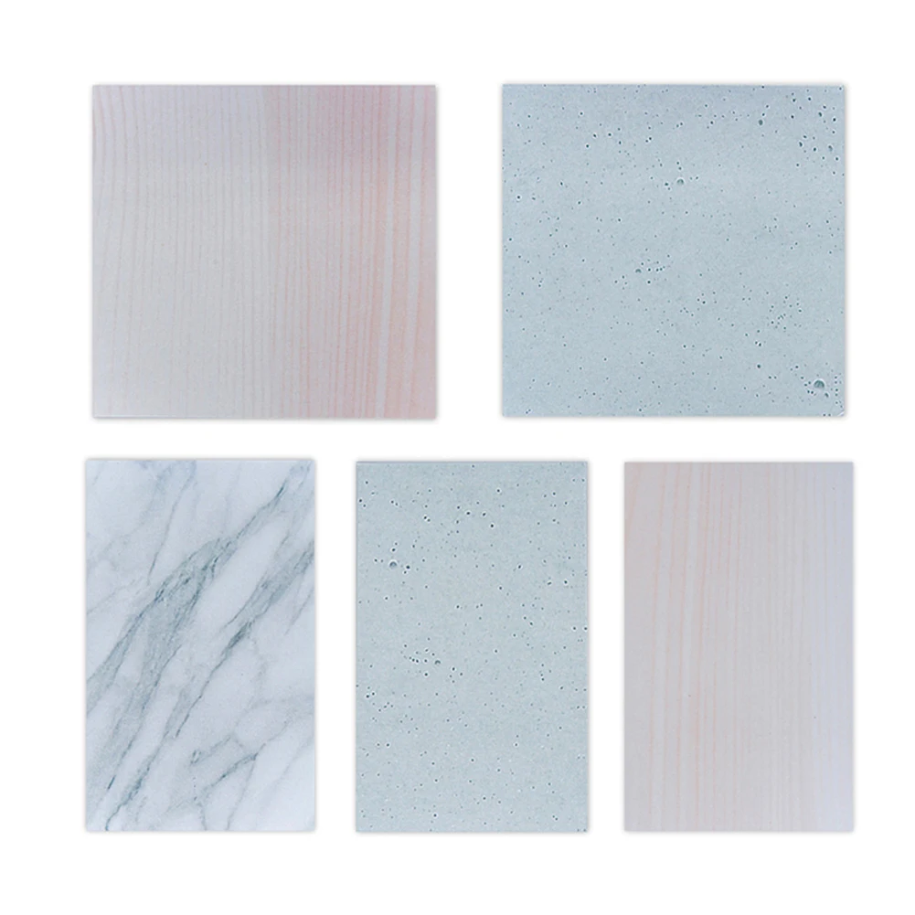 

Multicolor Sticky Notes Creative Marble Memo Pads Sticker Post It Bookmark Marker Flags Planner Brief Papier Office Supplies