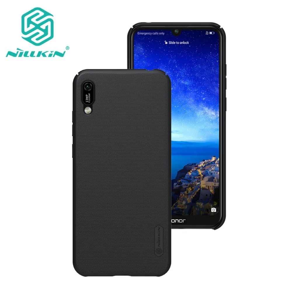

Huawei Y6 Pro 2019 case cover NILLKIN Frosted PC Matte hard back cover with Gift Phone Holder For Huawei Y6 2019 case cover