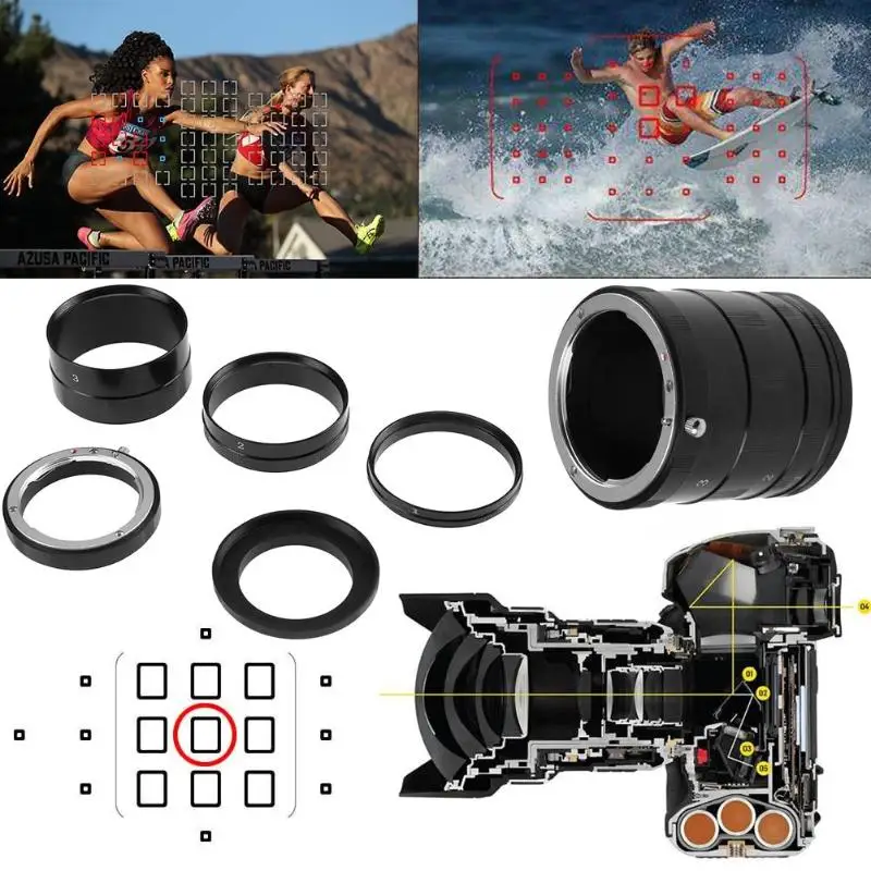 Макроудлинительная трубка для камеры Nikon D7200 D7100 D7000 D5500|Адаптеры объектива| |