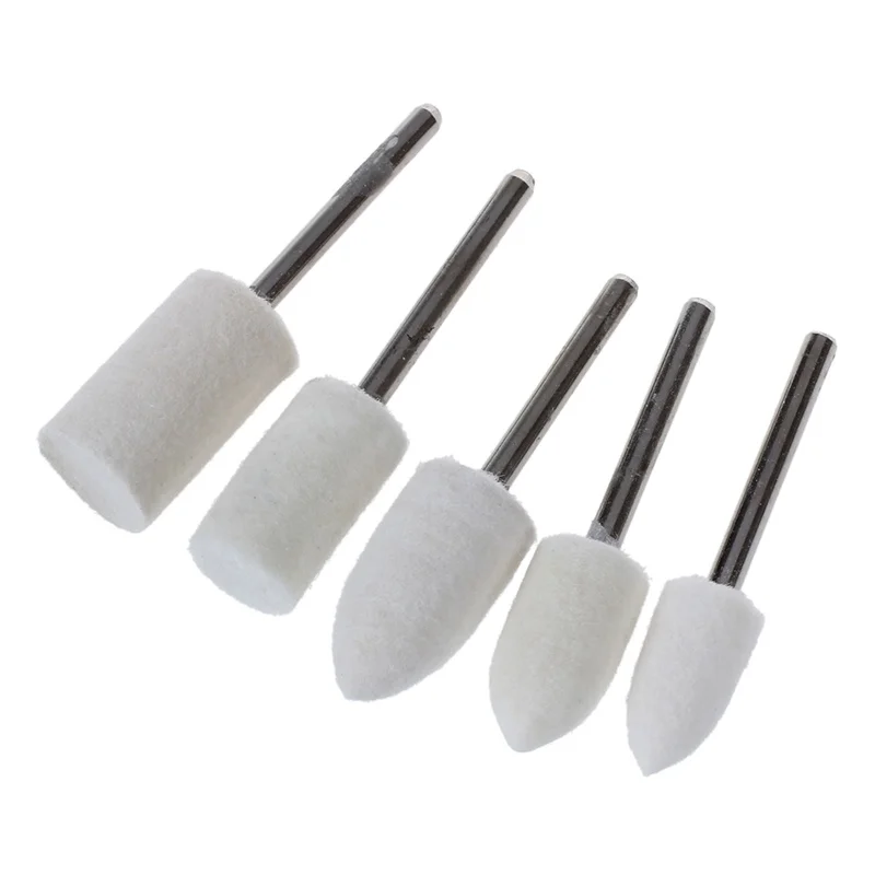 25pcs Felt Polishing Buffing Pad Head Set Rotary Tools for Dremel Accessories