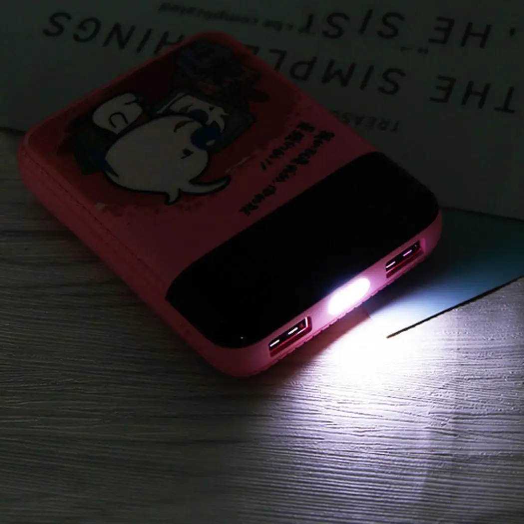20000 mAh быстрой зарядки Мощность банк mi ni Симпатичные ультра тонкий Портативный