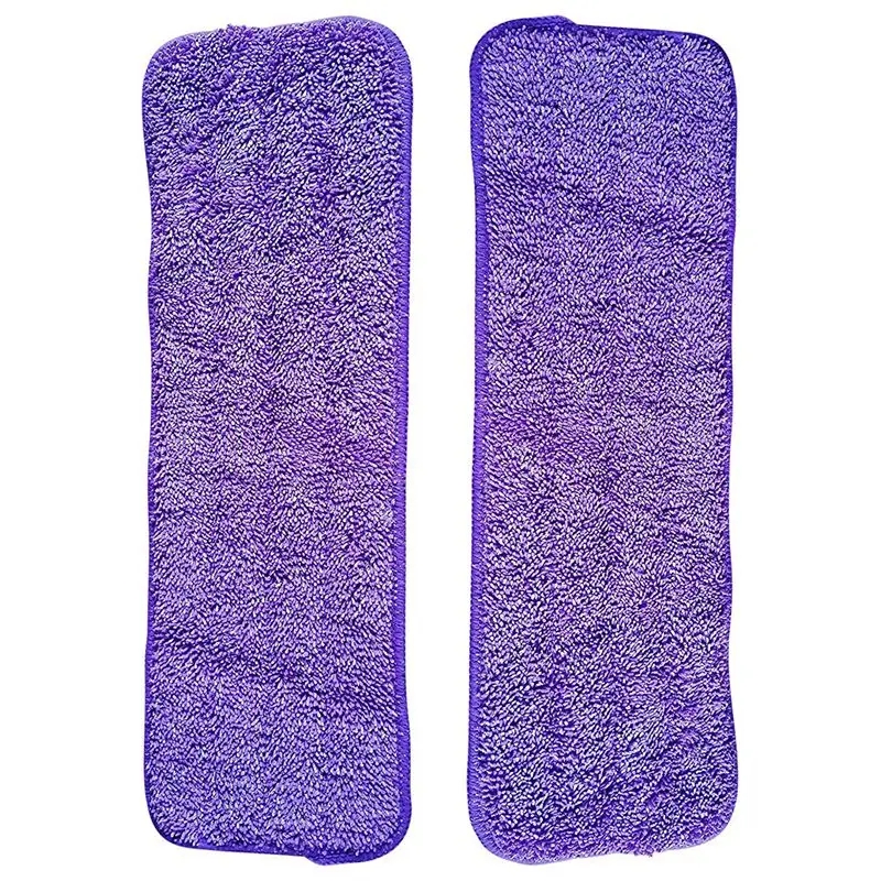 

2 Microfibre Mops for Floor Wash Broom Pack Replacement warranty valid for Washable Life 42cm x 38cm x 14,5cm Floor Cleaning W