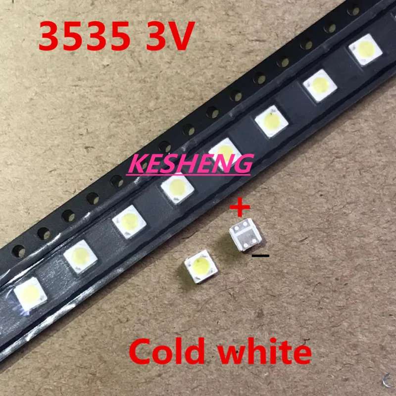 230pcs Cool White Backlit LCD Screen for Lumen LED Backlight 1w 3v 3535 3537 TV Applications A129CECEBP18A-2092 | Лампы и освещение
