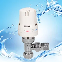 Энергосберегающий термостатический радиатор TRV и Lockshield Rad s 15 мм x 1/" угловой