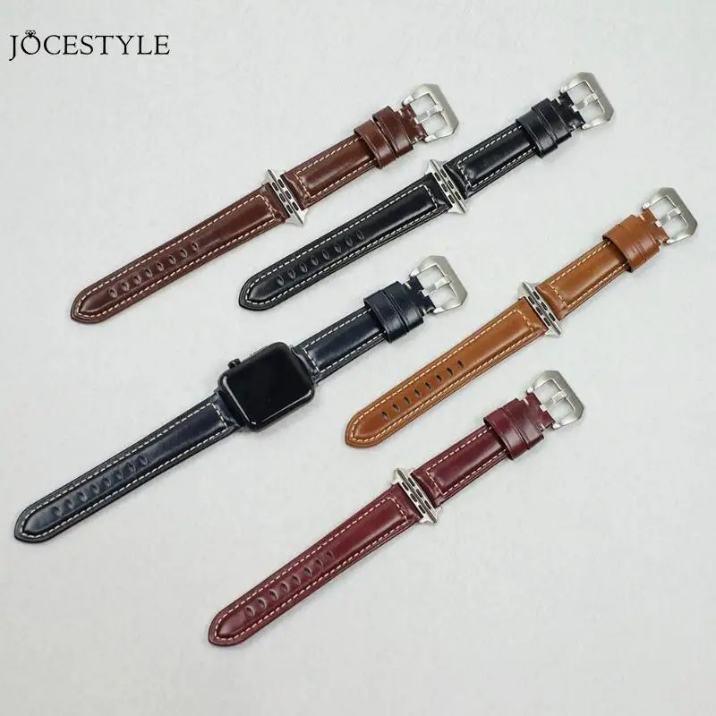 

Leather Adjustable Watchband Bracelet Strap Watch Band for iWatch Series 1/2/3 42mm Smart Watch Watch Band Dropshipping