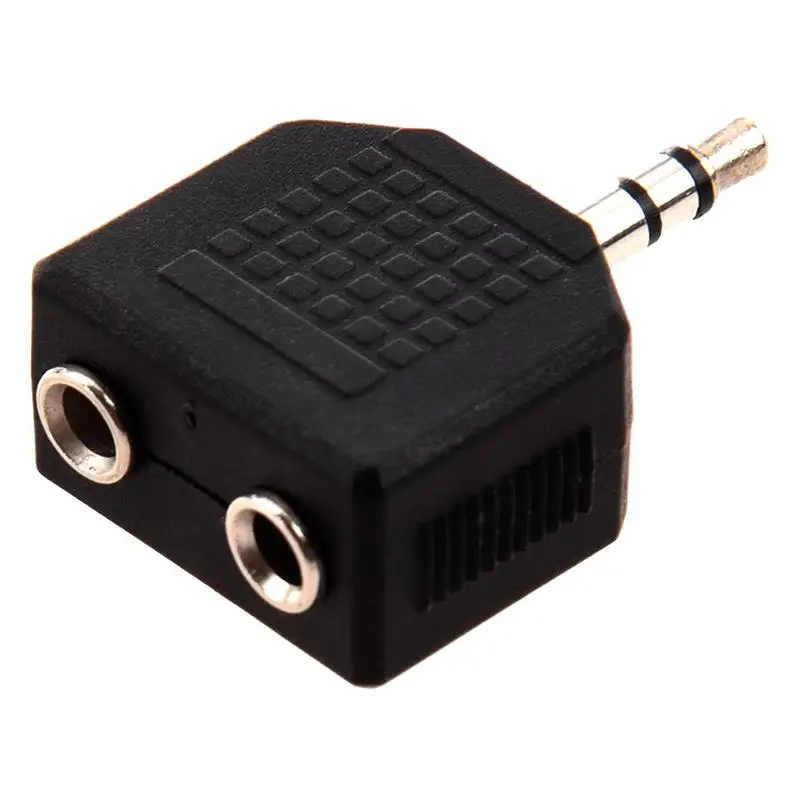 

3.5mm Jack Splitter Splits any 3.5 mm audio jack into two connections Use with PC, stereo, MP3 players, any 3.5mm output jack