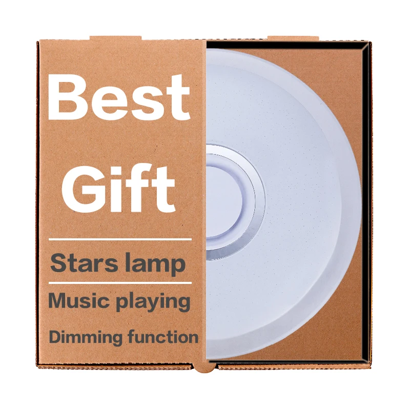

plafonnier led moderne switch nitendo Home Lighting Bluetooth Music Ceiling Lamp Star For Bedroom Decoration Color Lights rgb