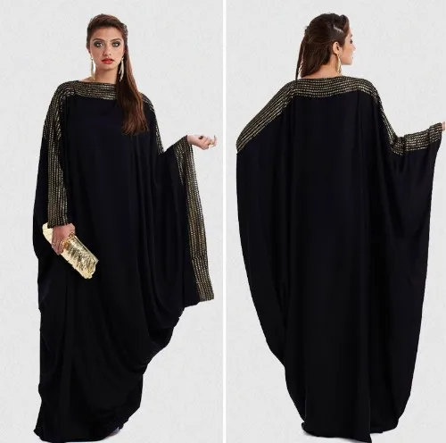Женское свободное платье кафтан в арабском стиле размера плюс S ~ 6XL|Мусульманская